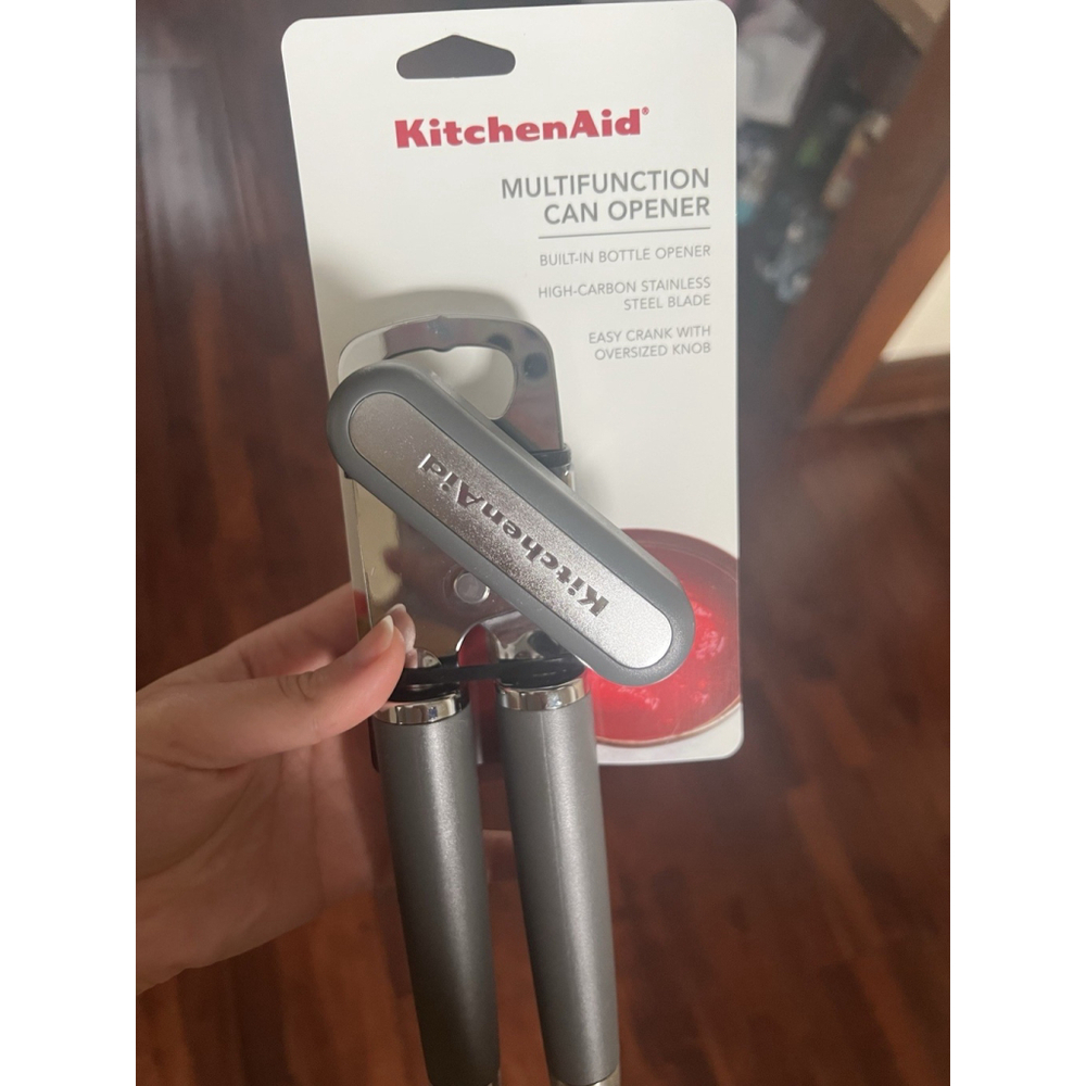 Kitchenaid Multifunction Can Opener With Bottle Opener Gray New